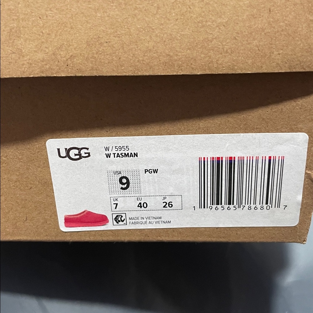 UGG Pink Glow Women's Tasman size 9 - Picture 7 of 10